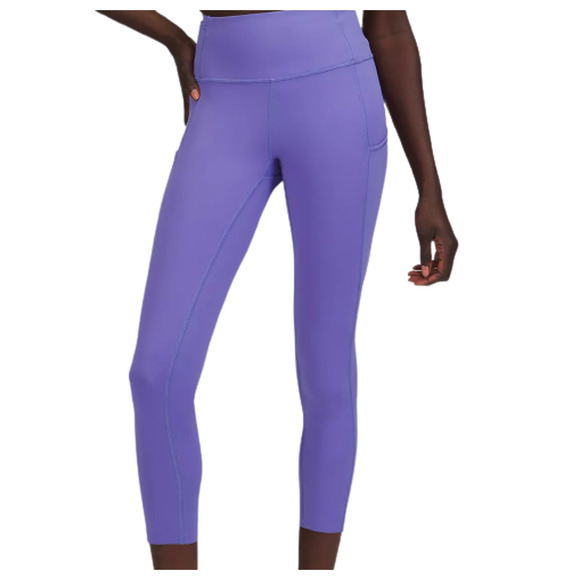 lululemon athletica Pants - Lululemon Fast and Free High-Rise Crop 23" Capri Legging Charged Indigo Sz 6